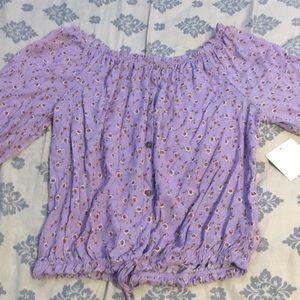 Off the shoulder top